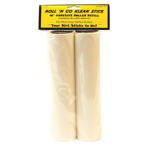 Crown Products® Roll N Go Klean Stick 10 Inch Adhesive Lint Roller Refill